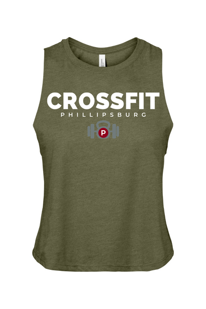 Bella + Canvas Women's Racerback Cropped Tank