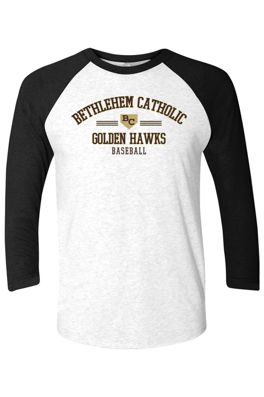 Next Level Unisex Tri-Blend Three-Quarter Sleeve Raglan Tee