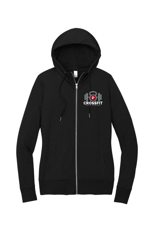 District Women's Featherweight French Terry Full-Zip Hoodie