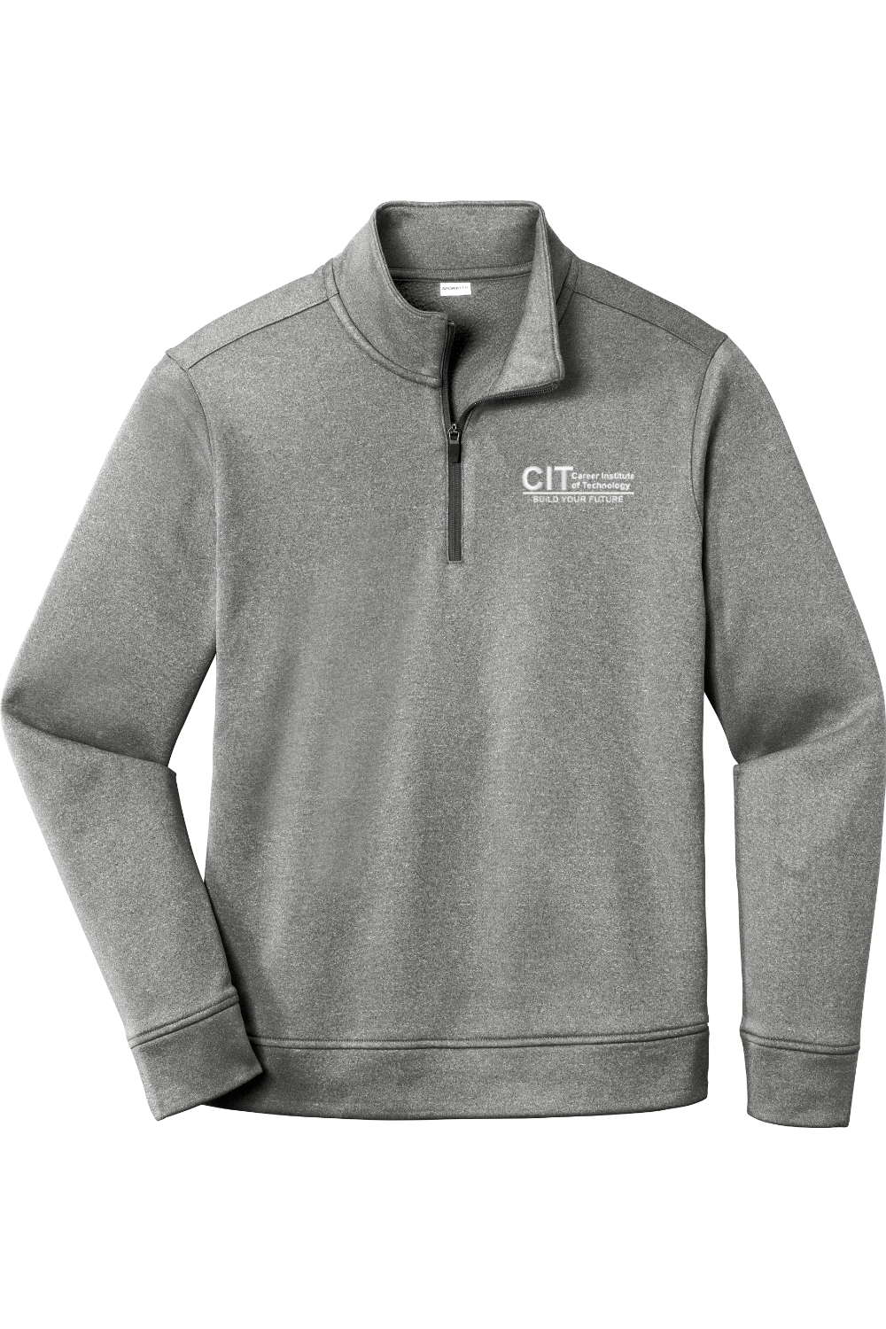 Sport-Tek PosiCharge Sport-Wick Heather Fleece 1/4-Zip Pullover EMBROIDERED