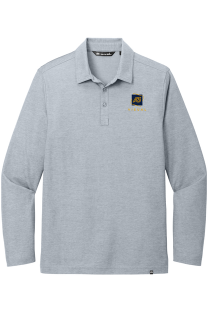 TravisMathew Oceanside Heather Long Sleeve Polo