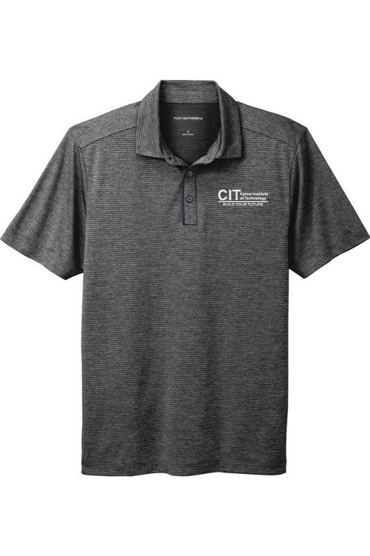 Port Authority Shadow Stripe Polo EMBROIDERED