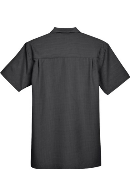 Harriton Men's Barbados Textured Camp Shirt