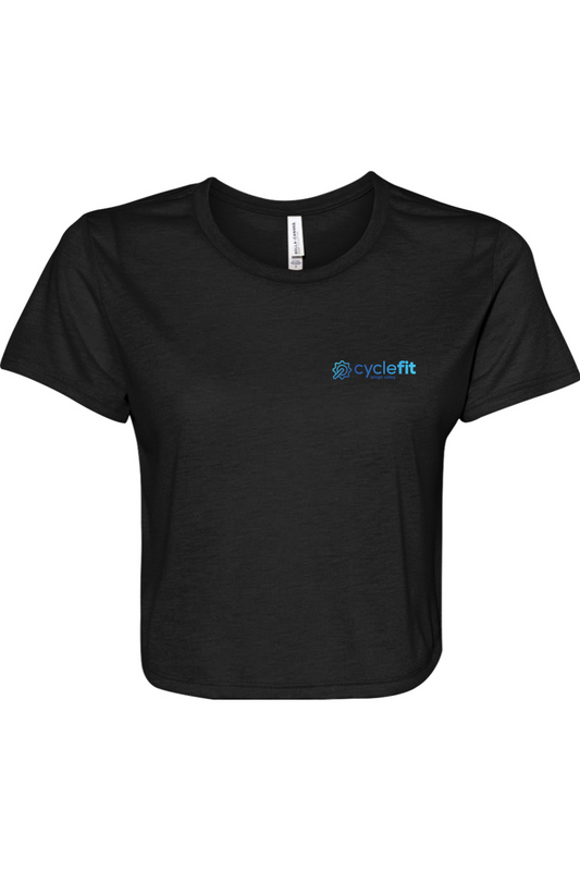 Brooks Bella + Canvas Women’s Flowy Crop Tee