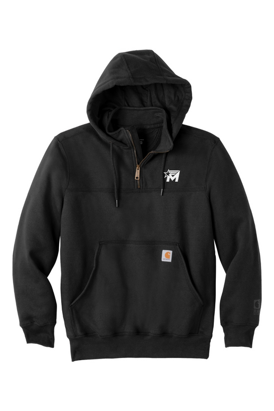 Carhartt Rain Defender Paxton Heavyweight Hooded Zip Mock Sweatshirt