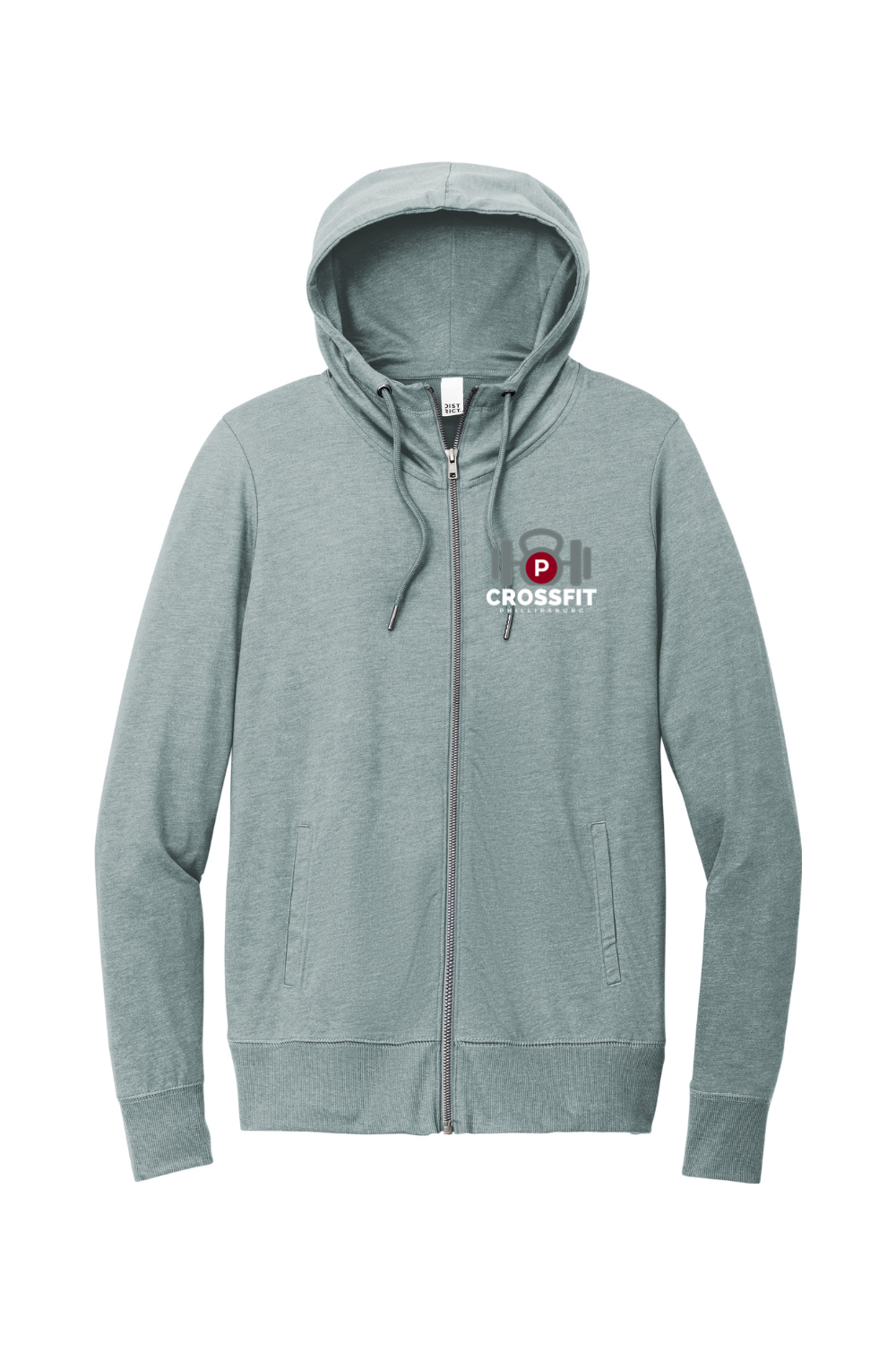 District Women's Featherweight French Terry Full-Zip Hoodie