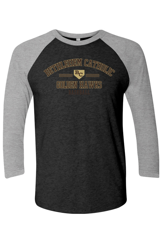 Next Level Unisex Tri-Blend Three-Quarter Sleeve Raglan Tee