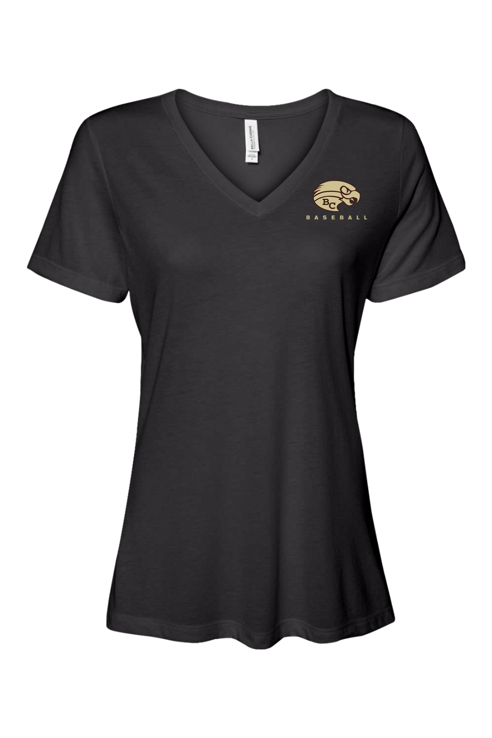 Bella + Canvas Women’s Relaxed Jersey Short Sleeve V-Neck T-Shirt