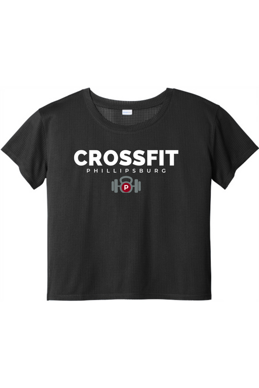 Sport-Tek Ladies PosiCharge® Draft Crop Tee