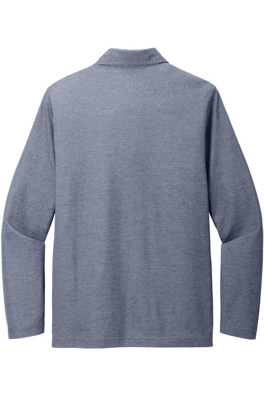 TravisMathew Oceanside Heather Long Sleeve Polo