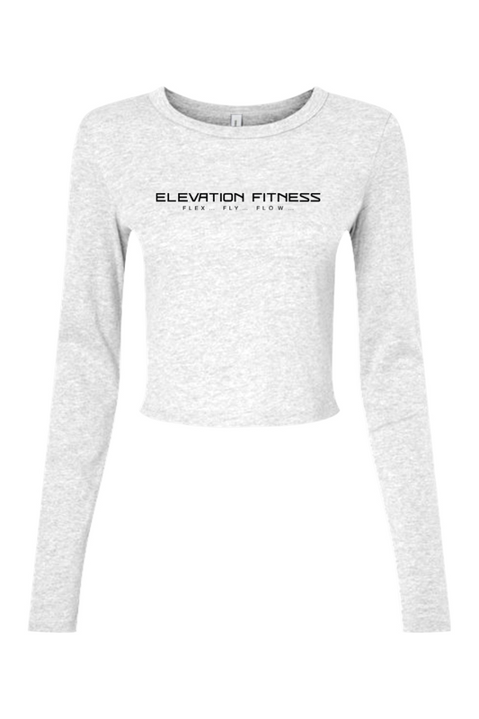 BELLA + CANVAS Women's Micro Rib Long Sleeve Baby Tee