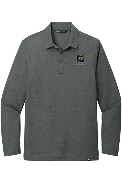 TravisMathew Oceanside Heather Long Sleeve Polo