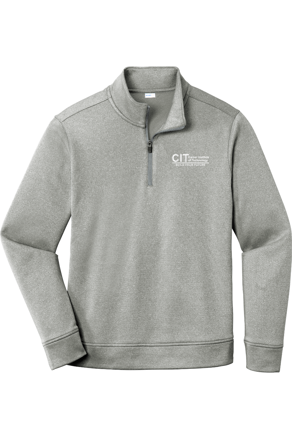 Sport-Tek PosiCharge Sport-Wick Heather Fleece 1/4-Zip Pullover EMBROIDERED