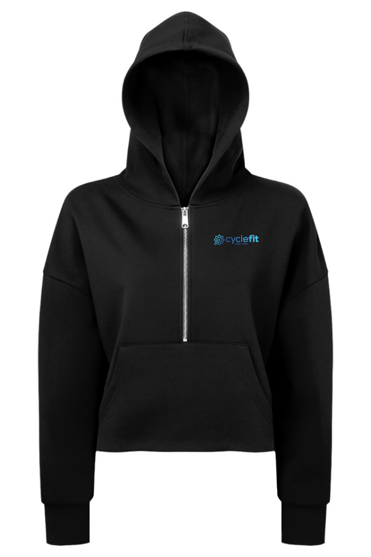 TriDri Ladies' Alice Half-Zip Hooded Sweatshirt