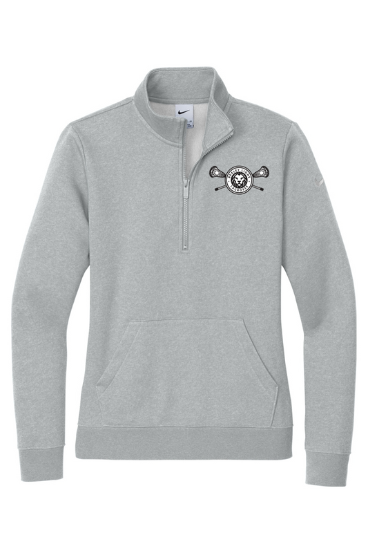 Nike Ladies Club Fleece Sleeve Swoosh 1/2-Zip
