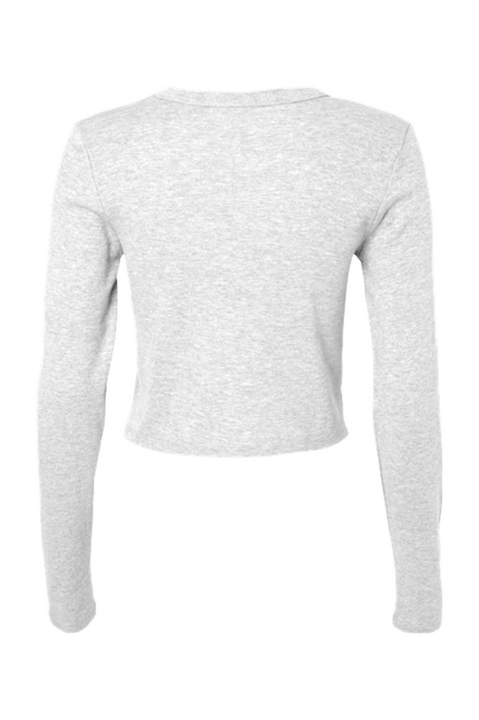 BELLA + CANVAS Women's Micro Rib Long Sleeve Baby Tee