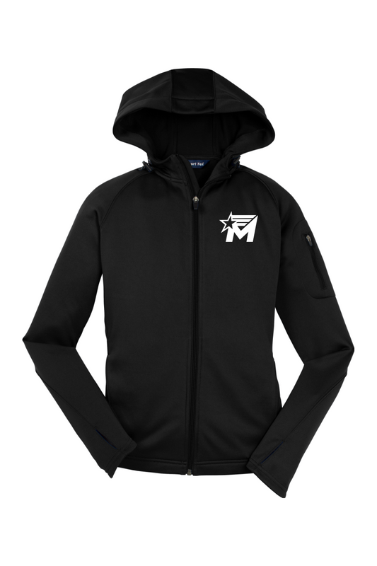 Sport-Tek Ladies Tech Fleece Full-Zip Hooded Jacket