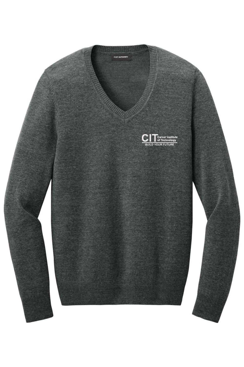 Port Authority Women's Easy Care V-Neck Sweater EMBROIDERED