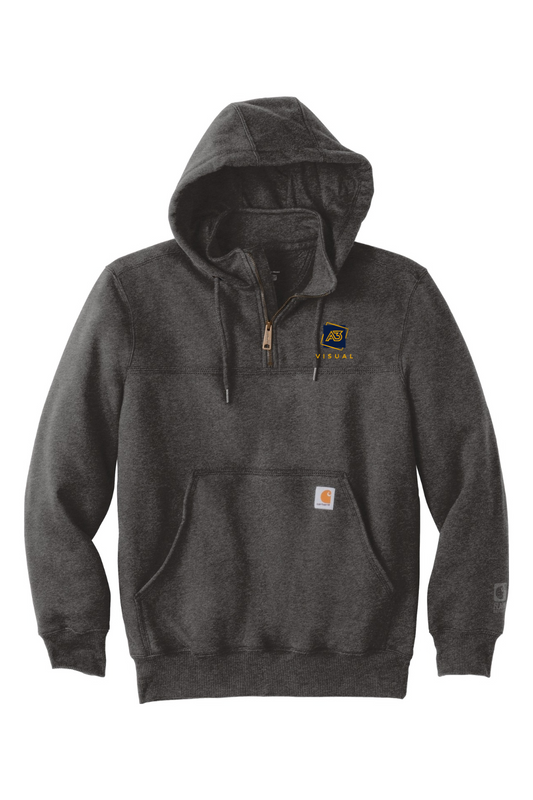 Carhartt Rain Defender Paxton Heavyweight Hooded Zip Mock Sweatshirt