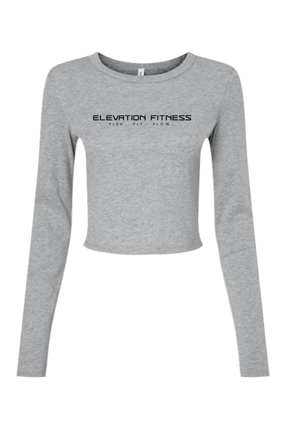 BELLA + CANVAS Women's Micro Rib Long Sleeve Baby Tee