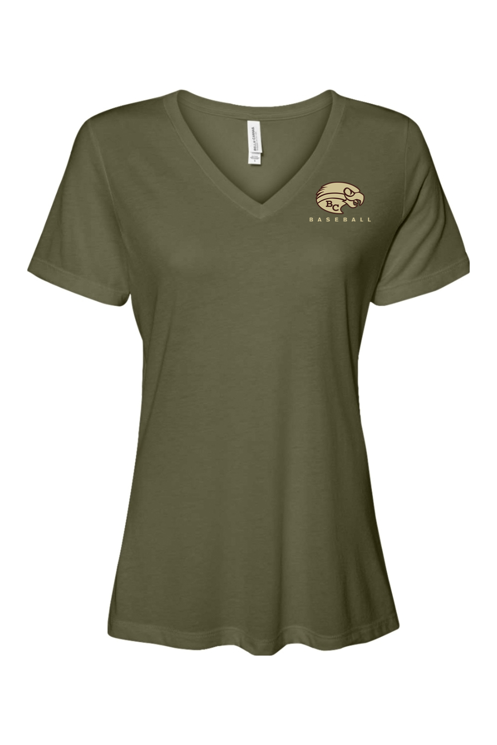 Bella + Canvas Women’s Relaxed Jersey Short Sleeve V-Neck T-Shirt