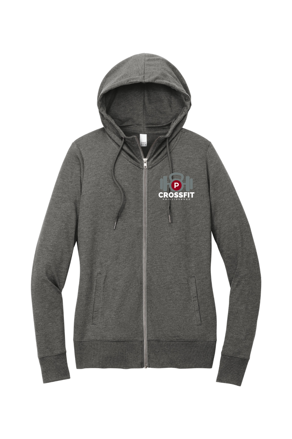 District Women's Featherweight French Terry Full-Zip Hoodie
