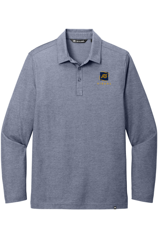 TravisMathew Oceanside Heather Long Sleeve Polo